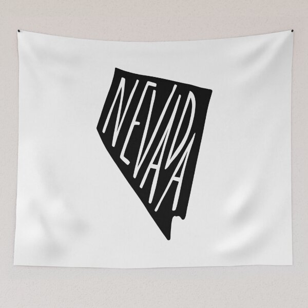 Item preview, Nevada State USA Outline Map (Black) designed and sold by acatalepsys.