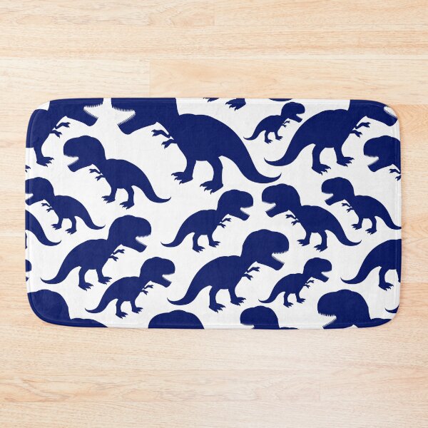 Item preview, Friendly Dinosaurs pattern dark blue designed and sold by kyds.