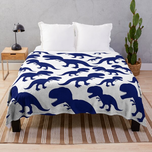 Item preview, Friendly Dinosaurs pattern dark blue designed and sold by kyds.