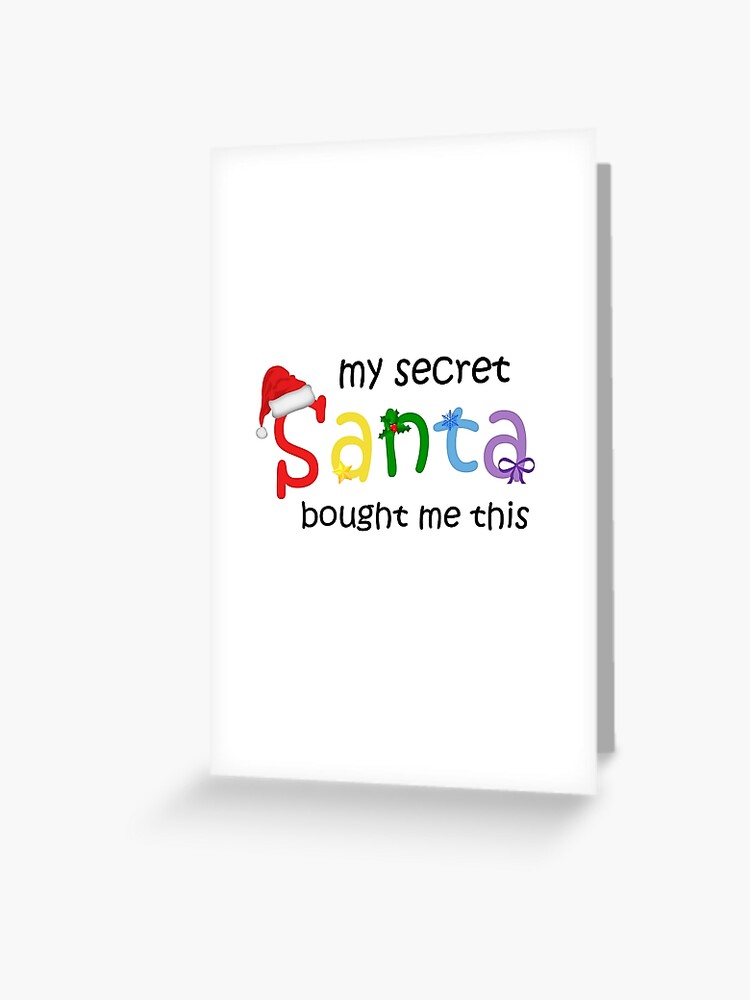 DIGITAL PRINTABLE Secret Santa Funny Gift Tags Set of 24 for 