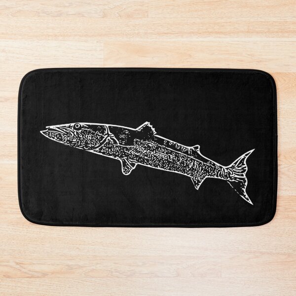Item preview, Great Barracuda Thin White Print designed and sold by designsasstultd.