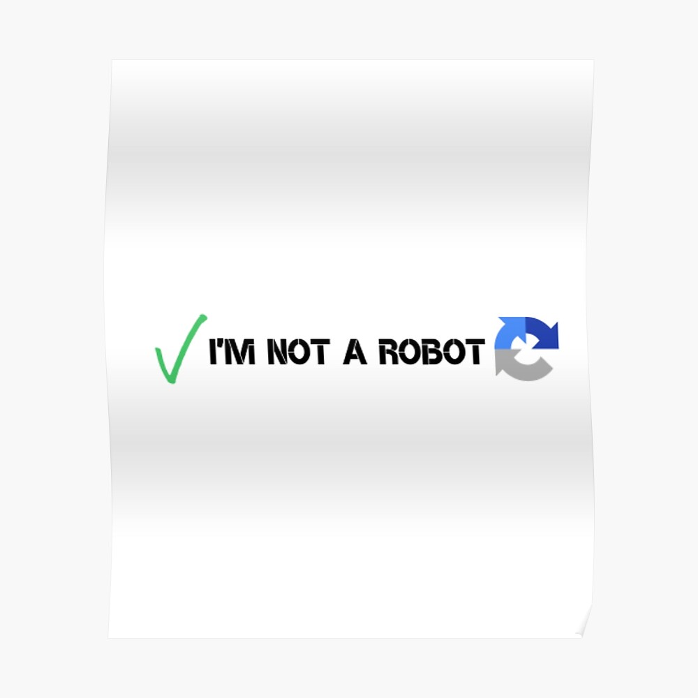 I Am Not A Robot Captcha Recaptcha Funny Internet Meme Nerd Geek Internet Humor Mask By Almond1299 Redbubble