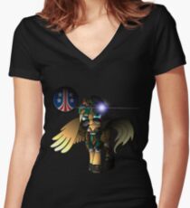 Colonial Marine pony: Corporal Claire Women's Fitted V-Neck T-Shirt
