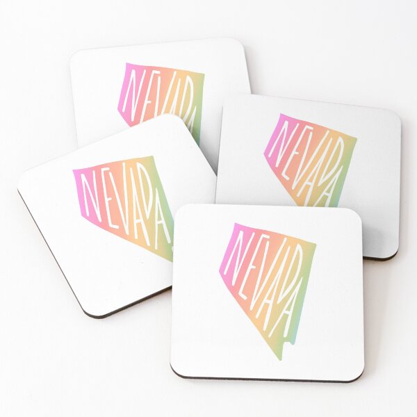 Item preview, Nevada State USA Outline Map (Rainbow) designed and sold by acatalepsys.