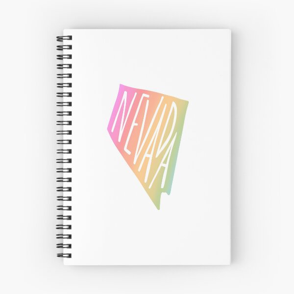 Item preview, Nevada State USA Outline Map (Rainbow) designed and sold by acatalepsys.
