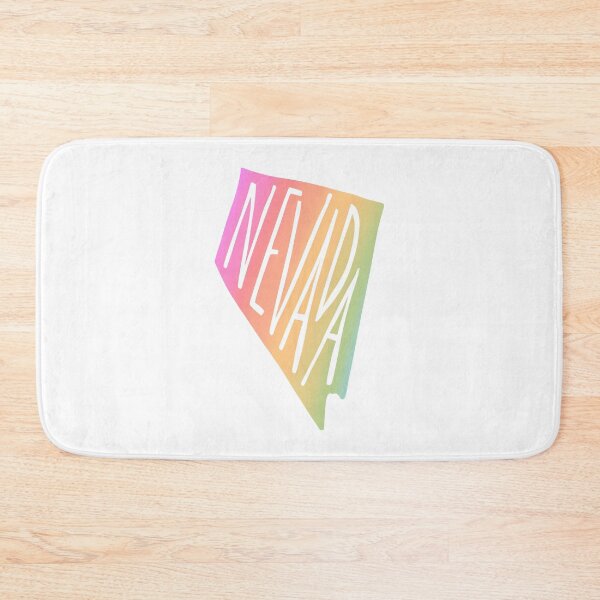 Item preview, Nevada State USA Outline Map (Rainbow) designed and sold by acatalepsys.