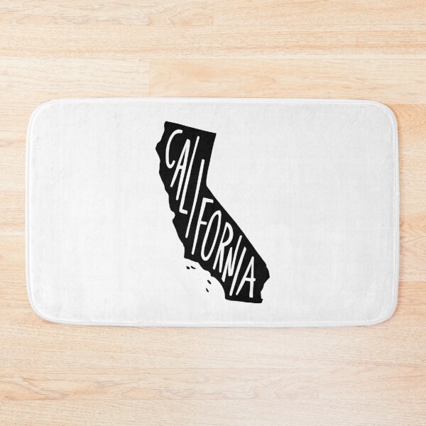 Item preview, California State USA Outline Map (Black) designed and sold by acatalepsys.