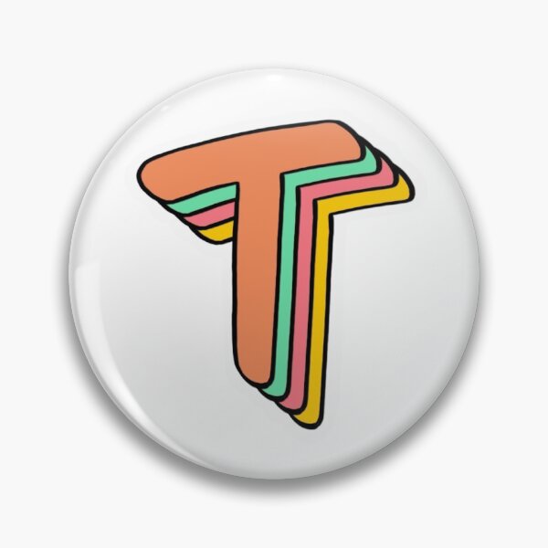 Artikelvorschau, Retro Letter T. entworfen und verkauft von GeorgiaMarie13.