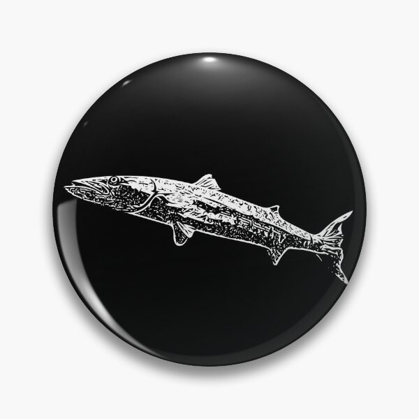 Item preview, Great Barracuda  White Print designed and sold by designsasstultd.