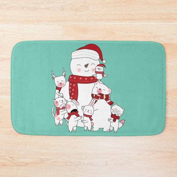 Item preview, Snowman Cute Animals designed and sold by Nanahnania.
