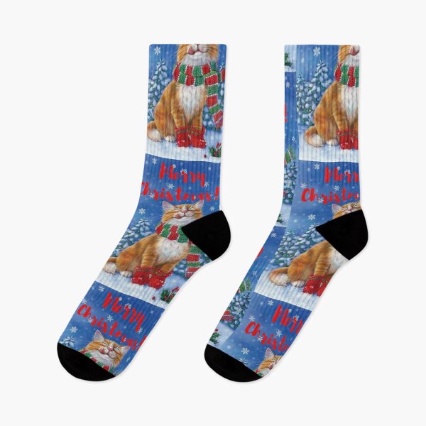Item preview, MERRY CHRISTMAS - CUTE CAT designed and sold by Bkarts27.