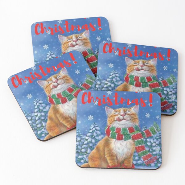 Item preview, MERRY CHRISTMAS - CUTE CAT designed and sold by Bkarts27.