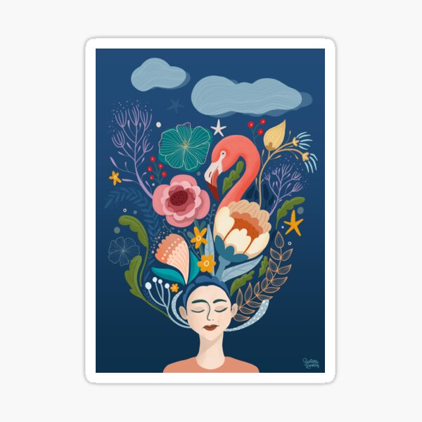 Flowerhead Sticker