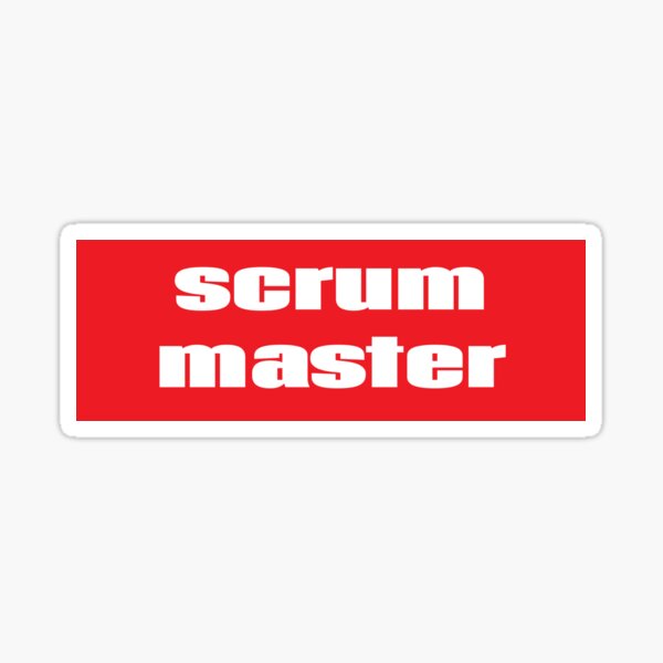 Item preview, Scrum Master designed and sold by ProjectX23.
