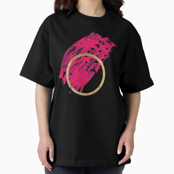 Item preview, Abstract Black, Pink, & Faux Gold Brushstrokes designed and sold by Blkstrawberry.