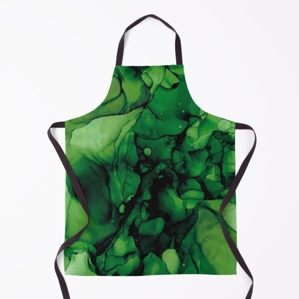 Item preview, Jurassic Green Abstract: Original Alchol Ink Painting by Herzart designed and sold by herzart.