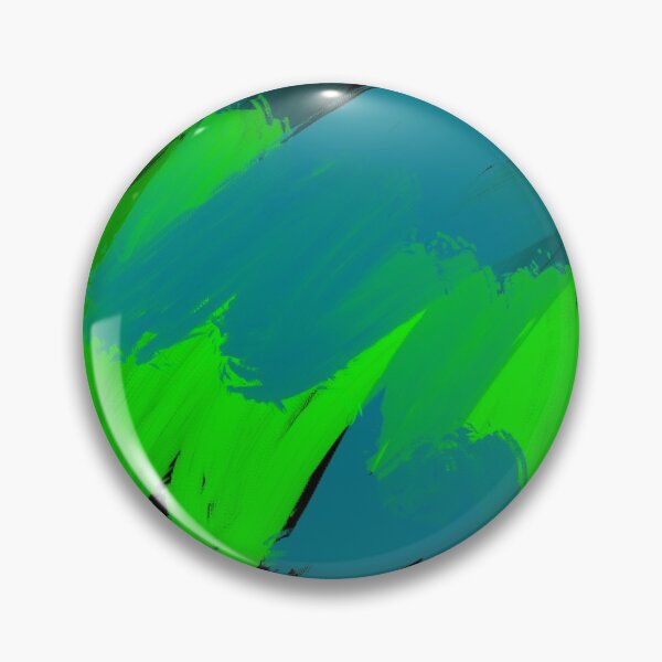 Item preview, Green and blue abstract painting designed and sold by BV-creas.