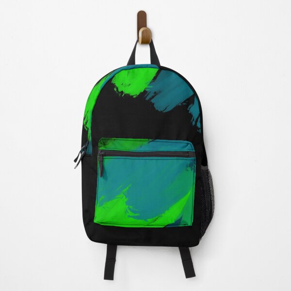Item preview, Green and blue abstract painting designed and sold by BV-creas.