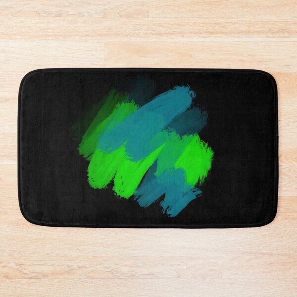 Item preview, Green and blue abstract painting designed and sold by BV-creas.