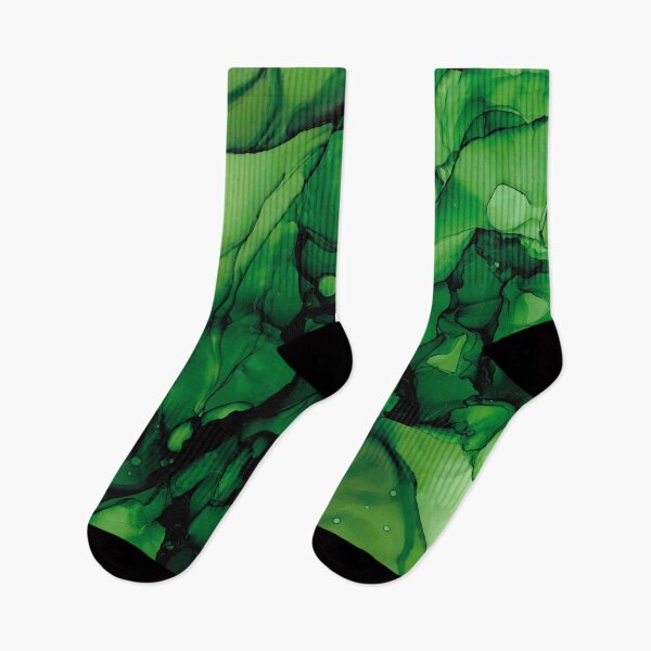 Item preview, Jurassic Green Abstract: Original Alchol Ink Painting by Herzart designed and sold by herzart.