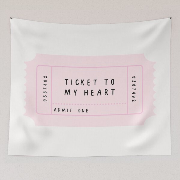 Item preview, Ticket to My Heart designed and sold by alwayselle.