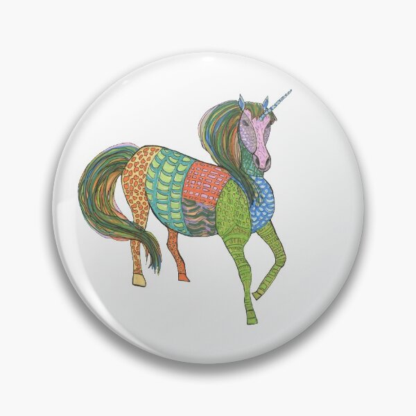 Item preview, Fantasy, mythical creatures, unicorn, multicolored, Promarker, BebiCervin designed and sold by BebiCervin.