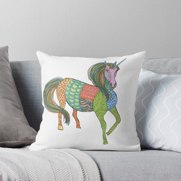 Item preview, Fantasy, mythical creatures, unicorn, multicolored, Promarker, BebiCervin designed and sold by BebiCervin.