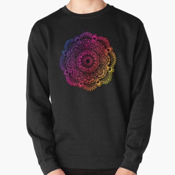 Mandala Art (Colorful) Pullover Sweatshirt