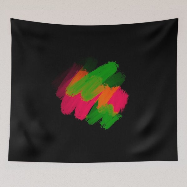 Item preview, Green and pink abstract painting designed and sold by BV-creas.