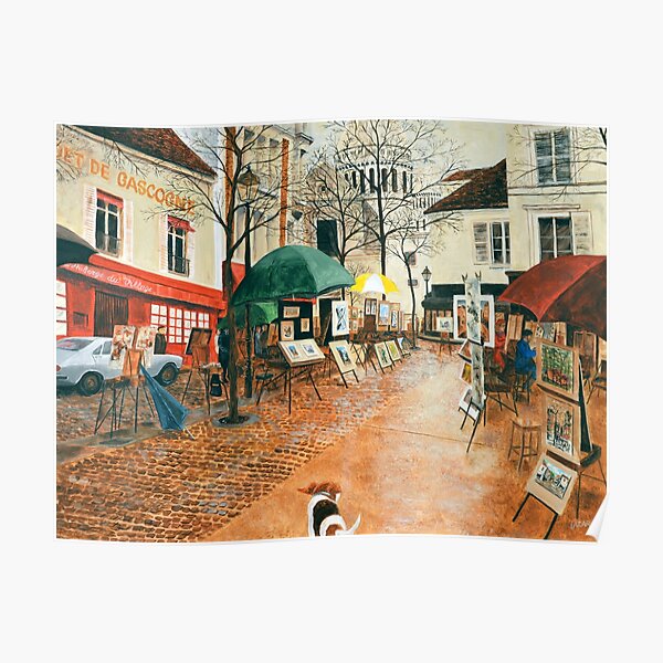 Montmartre Paris Poster