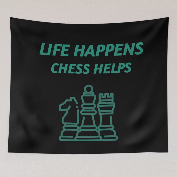 Item preview, Life Happens Chess Helps designed and sold by joabaj.