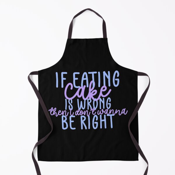 Item preview, Eat The Cake Dark Fan Quote Blue Purple designed and sold by Sunny Collections.