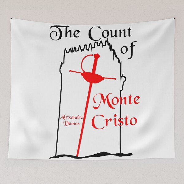 Item preview, The Count of Monte Cristo Alexandre Dumas (white art) designed and sold by Vidallz.