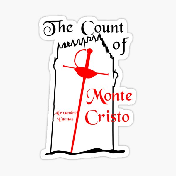 Vista previa del artículo con la obra «El Conde de Montecristo Alexandre Dumas (arte blanco)», diseñado y vendido por Vidallz.
