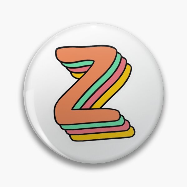 Item preview, Retro Letter Z designed and sold by GeorgiaMarie13.