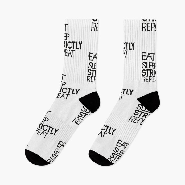 Item preview, Eat sleep strictly repeat designed and sold by ReluctantChickn.