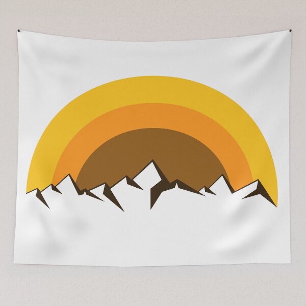 Item preview, autumn mountain sun designed and sold by pholange.