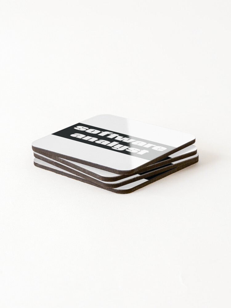 Thumbnail 4 of 5, Coasters (Set of 4), Software Analyst designed and sold by ProjectX23.