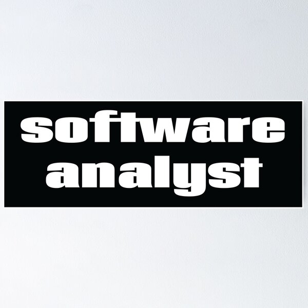 Artikel-Vorschau von Software Analyst, designt und verkauft von ProjectX23.