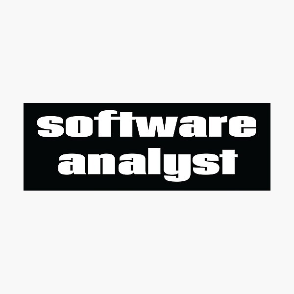 Artikel-Vorschau von Software Analyst, designt und verkauft von ProjectX23.