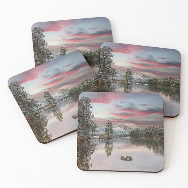 Item preview, Loch an Eilein Winter Sunset designed and sold by Reg-K-Atkinson.