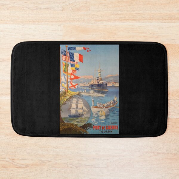 Item preview, retro classic Toulon poster designed and sold by CorasPosters.