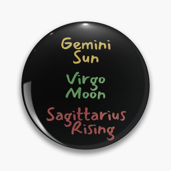 Item preview, Gemini Sun Virgo Moon Sagittarius Rising Text designed and sold by leomooncreates.