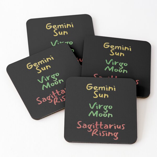 Item preview, Gemini Sun Virgo Moon Sagittarius Rising Text designed and sold by leomooncreates.
