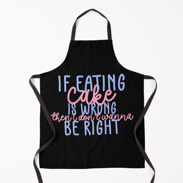 Item preview, Eat The Cake Dark Fan Quote Blue Pink designed and sold by Sunny Collections.