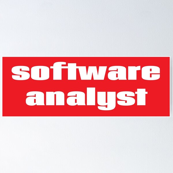 Artikel-Vorschau von Software Analyst, designt und verkauft von ProjectX23.
