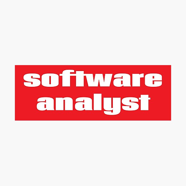 Artikel-Vorschau von Software Analyst, designt und verkauft von ProjectX23.