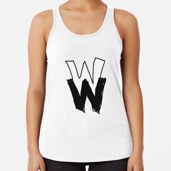 Wrong Windows Double-W Logo Variant #1 (Sketchy) Racerback Tank Top
