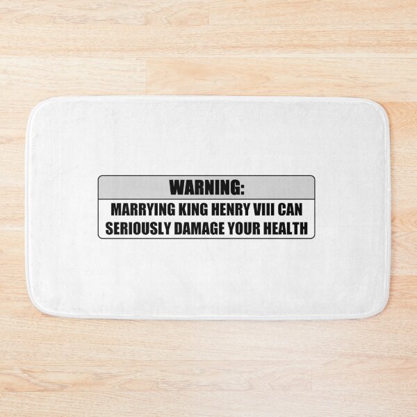 Item preview, Henry VIII Health Warning designed and sold by multikat.