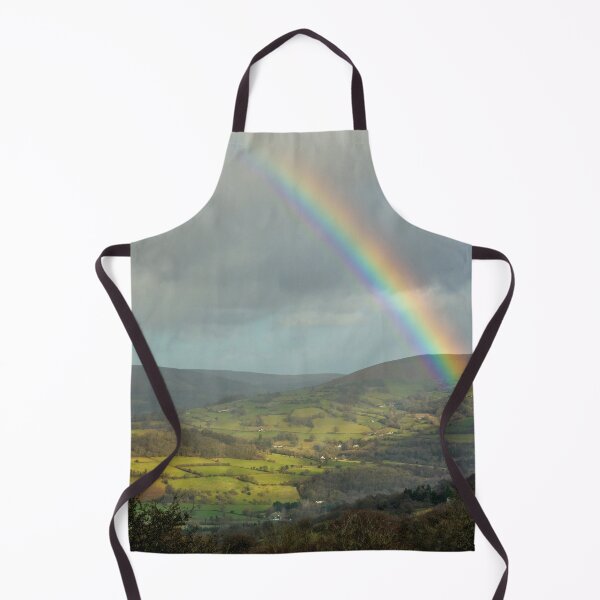 Item preview, Rainbow over the Usk Valley in the eastern Brecon Beacons or the Black Mountains in south east Wales. designed and sold by Cameranick.